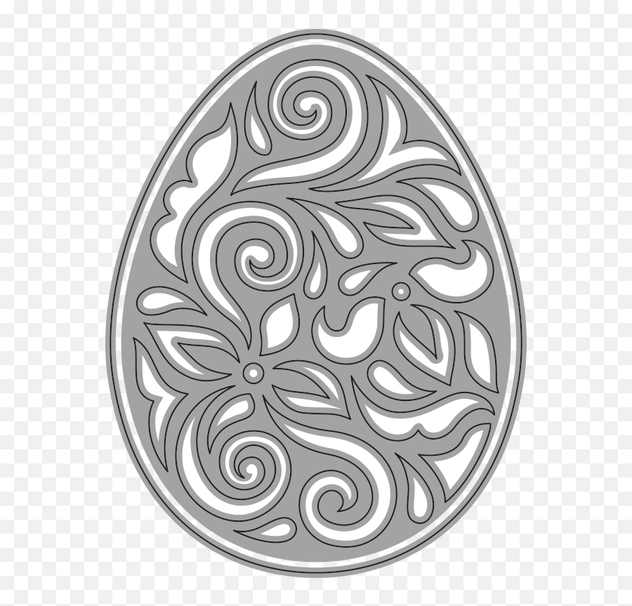 Elegant Easter Egg Large - Elizabethcraftdesignscom Easter Egg Elegant Png,Easter Egg Transparent