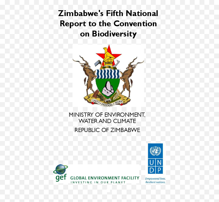 Pdf Zimbabweu0027s Fifth National Report To The Convention - Zimbabwe Coat Of Arms Png,Freedom Planet Logo