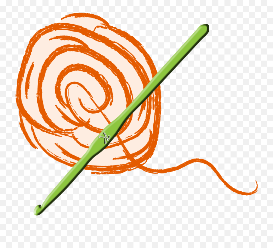 Abstract Yarn And Crochet Needle - Yarn And Crochet Hook Png,Crochet Hook Png