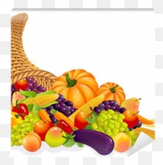 Cornucopia Wall Mural U2022 Pixers - We Live To Change Cuerno De La Abundancia Vector Png,Cornucopia Png
