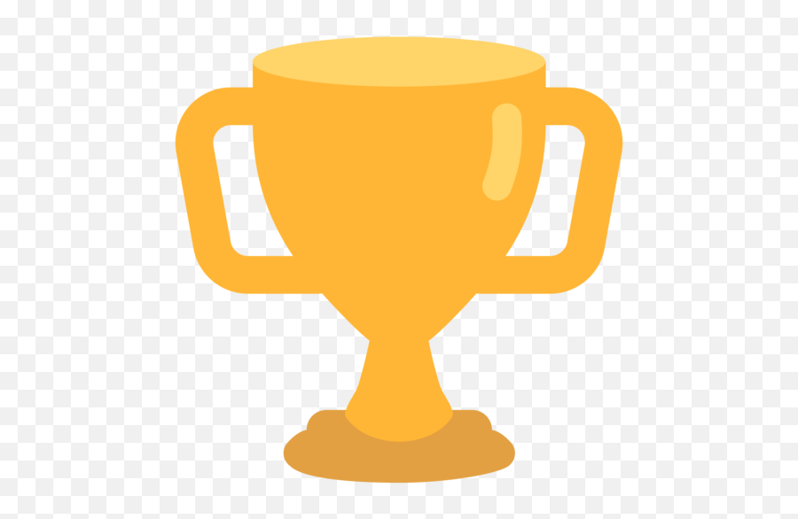 Trophy Emoji - Transparent Background Trophy Emoji Png,Coffee Emoji Png