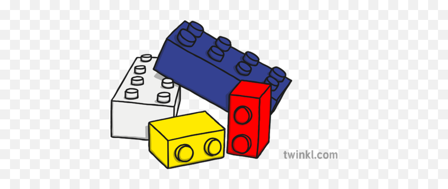 Lego Blocks Illustration - Twinkl Clip Art Png,Lego Blocks Png