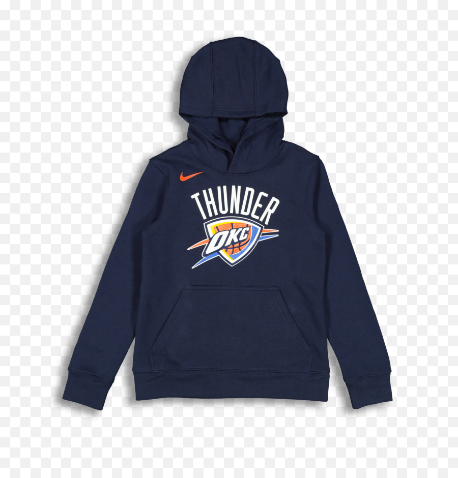 Nike Kids Oklahoma City Thunder Logo Essential Pull Over Hood Navy - Hoodie Png,Okc Thunder Png