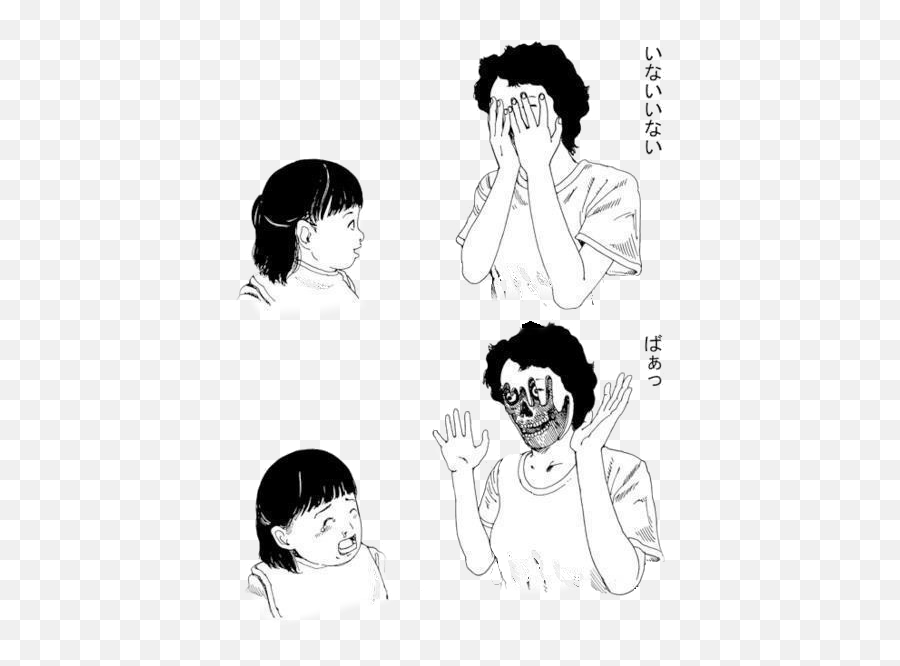 Creepy Hand Png - Illustration Creepy Horror Gore Manga Shintaro Peek A Boo,Gore Png