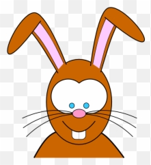 Rabbit Head Clipart Png Image - Osterhase Clipart