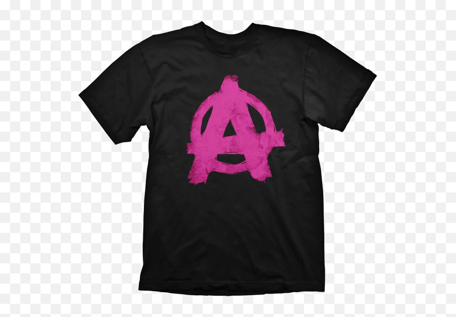 Rage 2 T - Shirt Anarchy Pink Shirt Lakeside Silent Hill Png,Anarchy Logo