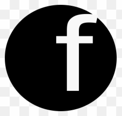 Facebook Social Media Icon - Transparent Logo Png Black