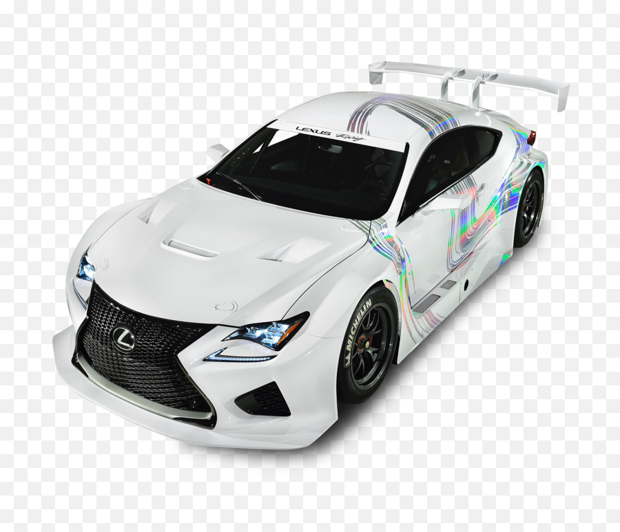 White Lexus Rc F Car 67 - Lexus Rc F Png,Lexus Png