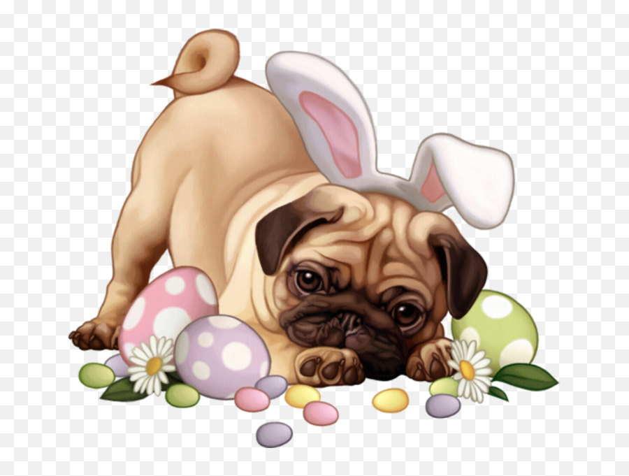 Woof Happy Easter - Easter Png,Happy Easter Png