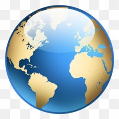 Clipart Globe Transparent Background - Transparent Background Globe Art png