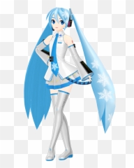 Mmdownload Maebari Snow Miku - Snow Miku Png,Miku Png