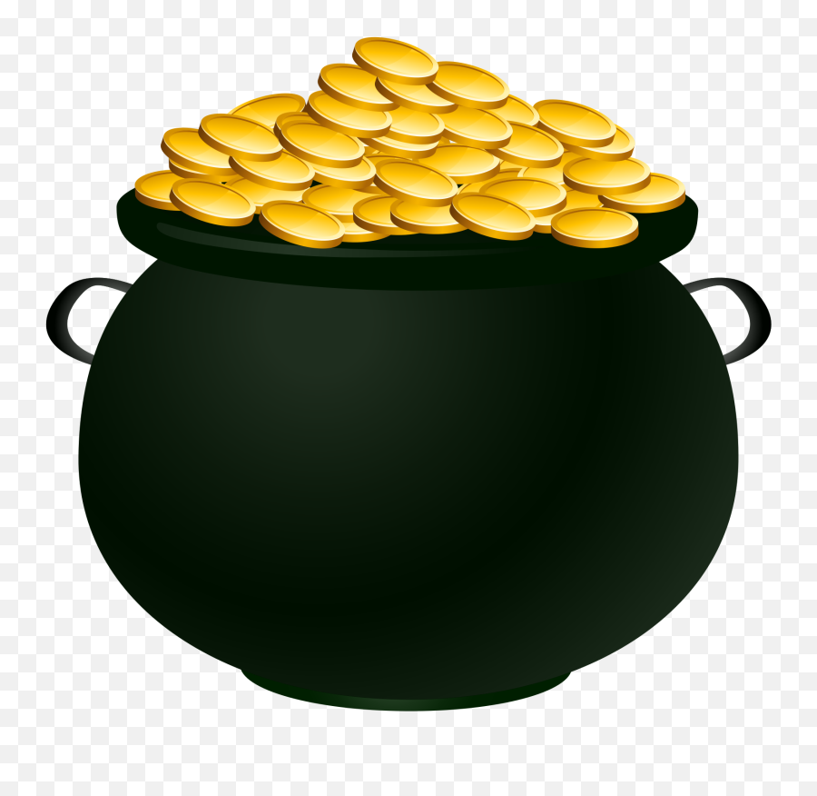 Leprechaun Pot Of Gold Png 3 Image - Transparent Pot Of Gold,Pot Of Gold Png