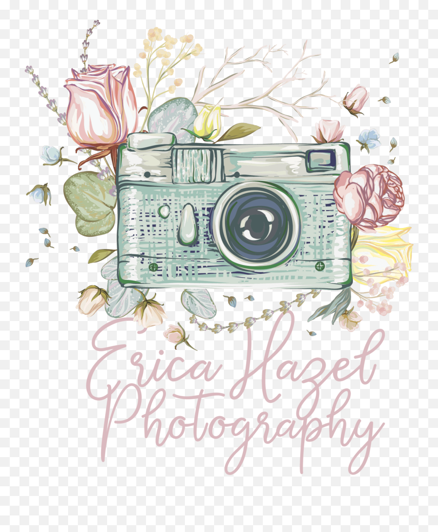 Erica Hazel Photography Logo - Camera Drawings For Photographers Png,Camera Drawing Png