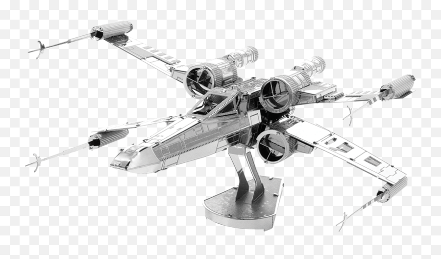 Metal Earth Star Wars - Xwing Star Fighter Metal Earth X Wing Fighter Metal Earth Png,Tie Fighter Png