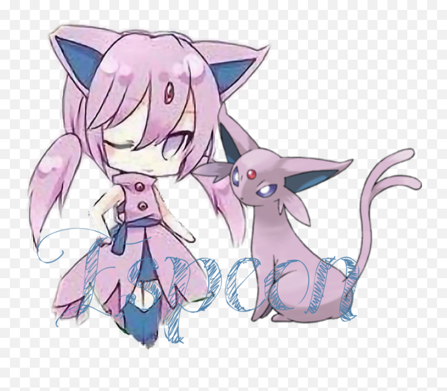 Espeon Sticker Full Size Png Download Seekpng - Gen 2 Pokemon Umbreon,Espeon Png