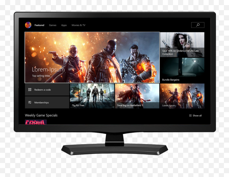 Microsoft Store U2014 June Hwang - Television Set Png,Battlefield Png