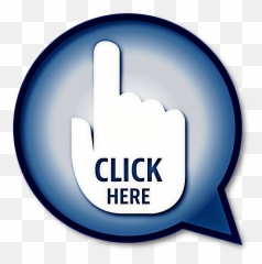 Click Here Button Transparent Png - Finger