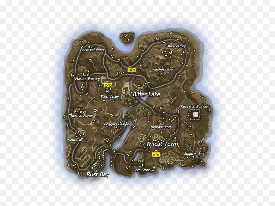 Rules Of Survival Map Png Transparent - Rules Of Survival Old Map,Survival Png