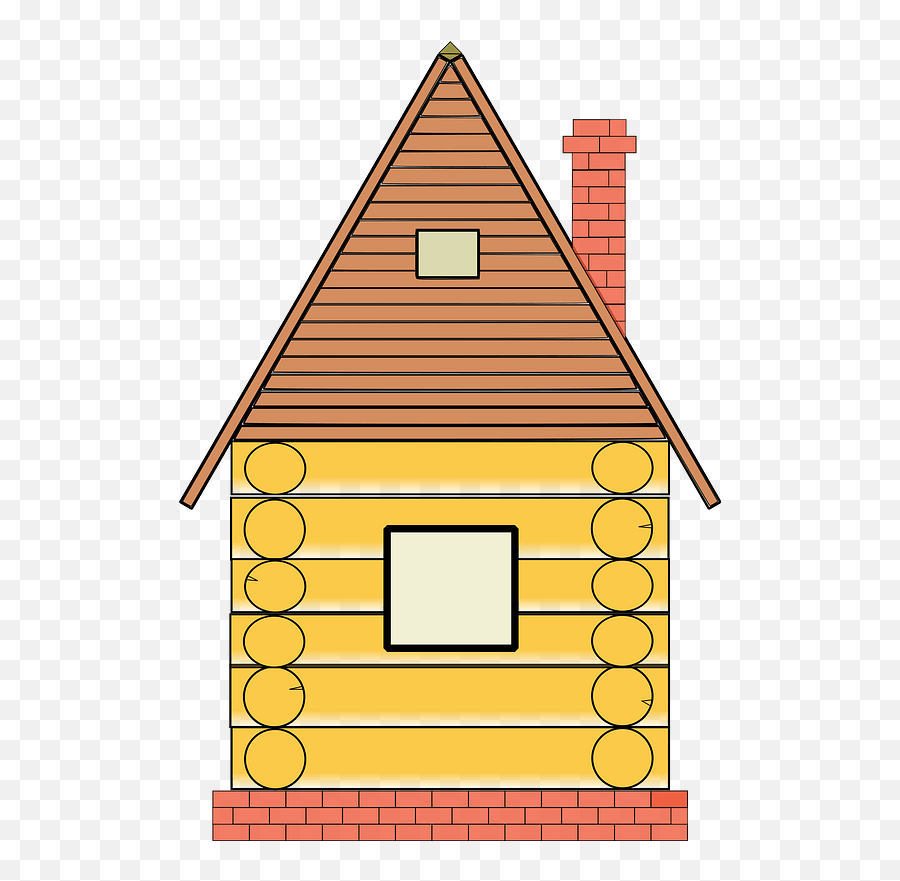 Russian Wood House Clipart - Wooden Houses Clipart Png,House Clipart Png