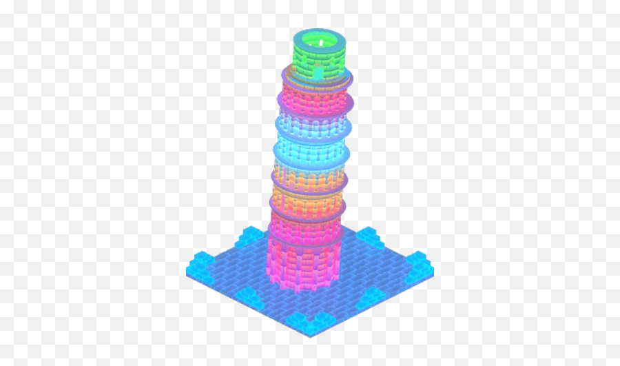 Ice Leaning Tower Of Pisa - Pagoda Png,Leaning Tower Of Pisa Png