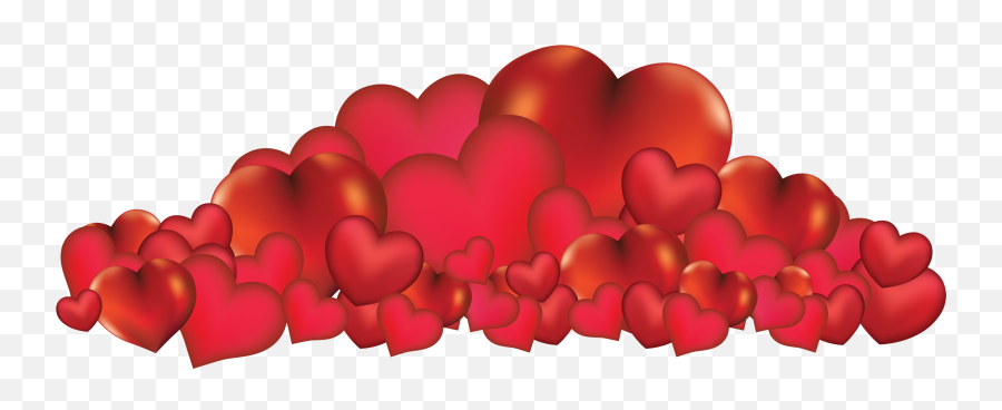 Bunch Of Heart Png Clipart - Bunch Of Hearts Png,Heart, Png