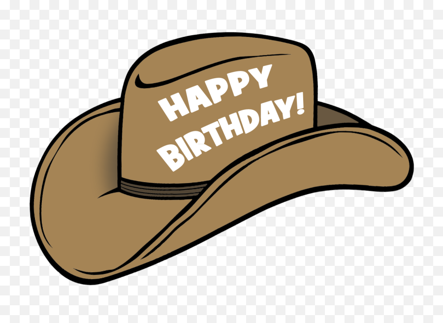 Cowboy Hat Png Transparent Images - Happy Birthday Png Cap,Black Cowboy Hat Png