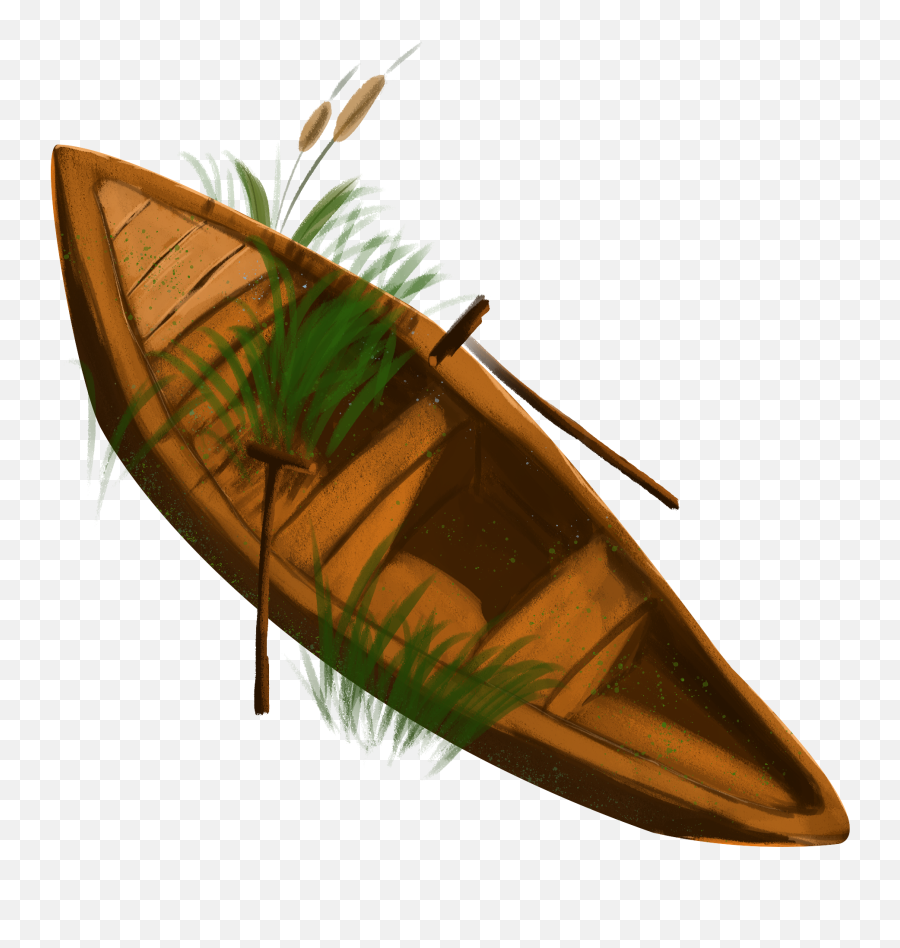 Hand Drawn Cartoon Wood Boat Png - Portable Network Graphics,Cartoon Boat Png