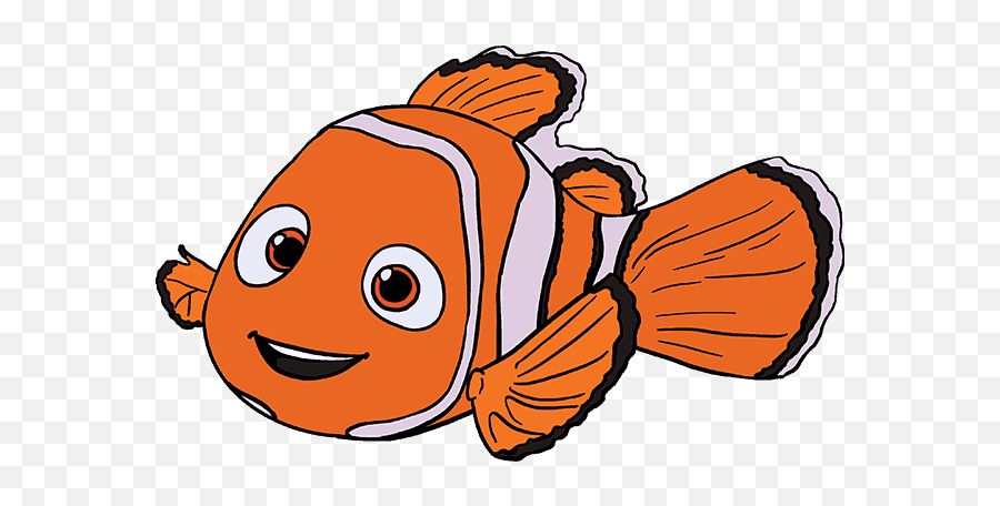 Download Nemo And Dory Drawing Hd Png - Uokplrs Como Dibujar A Nemo,School Of Fish Png