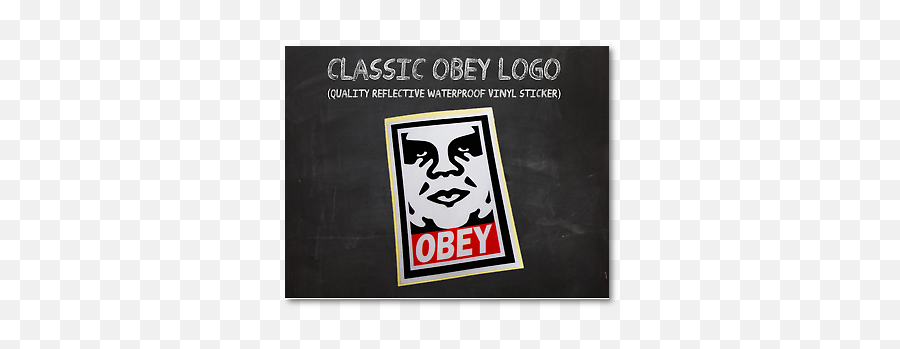 Reflective Vinyl Car Suprem Decal - Language Png,Obey Logo