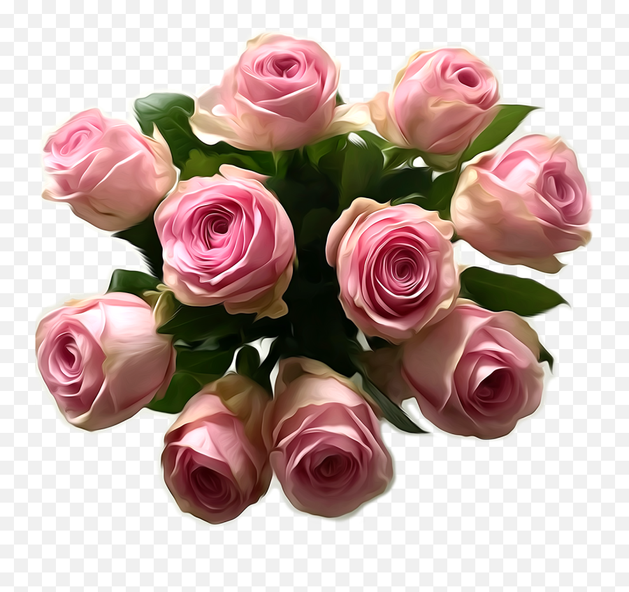 Roses Bouquet Flowers - Lovely Png,Bouquet Of Roses Png