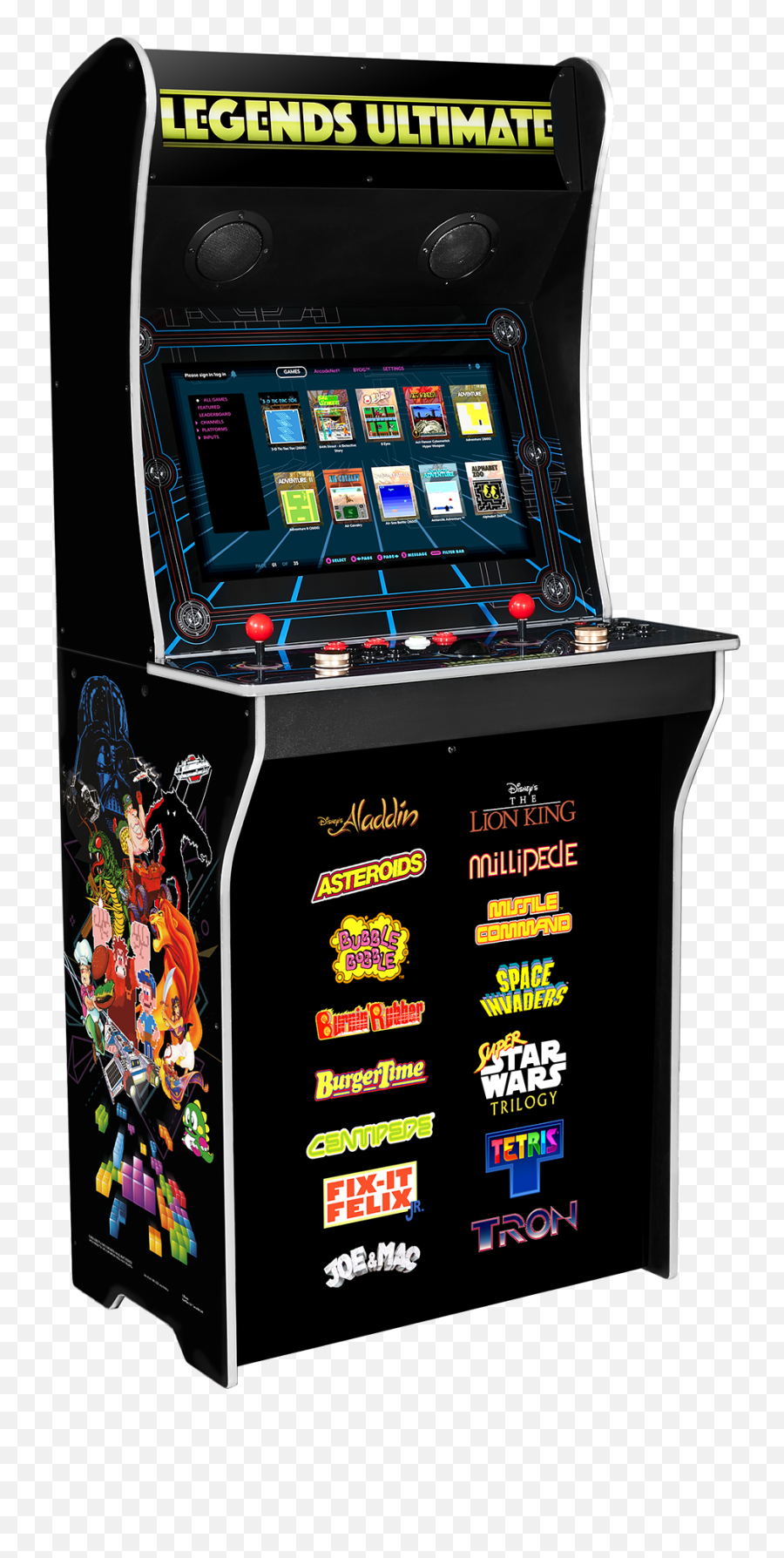 Legends Ultimate Arcade Cabinet - Atgames Legends Ultimate Png,Arcade Machine Png