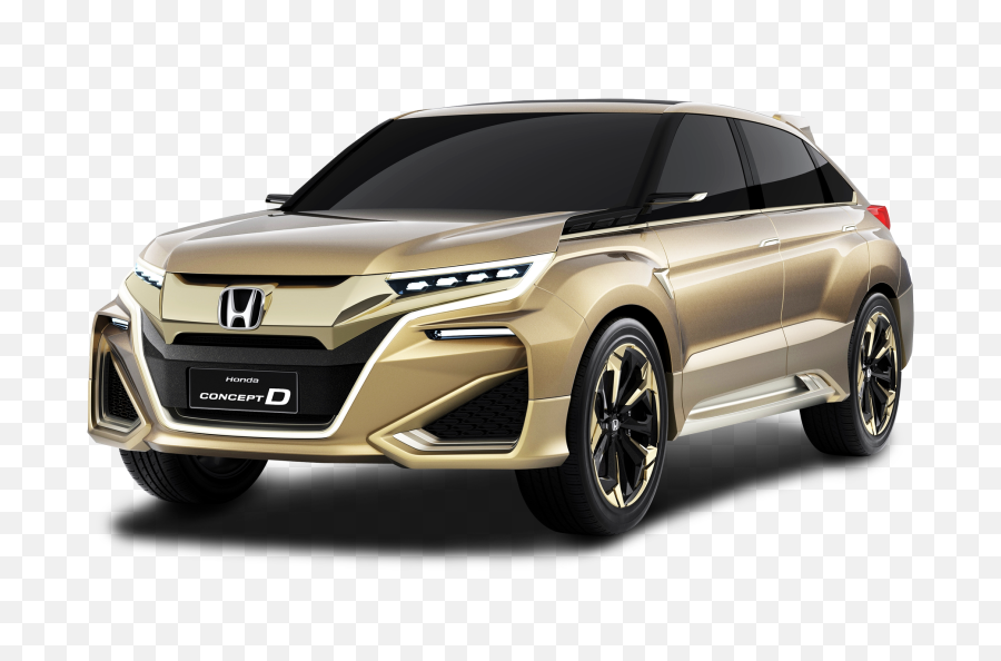 Gold Honda Concept D Car Png Image - New Honda Crosstour,Honda Png