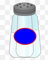 Salt Shaker Red Oval Clip Art - Salt Shaker Clipart Png,Salt Shaker Png