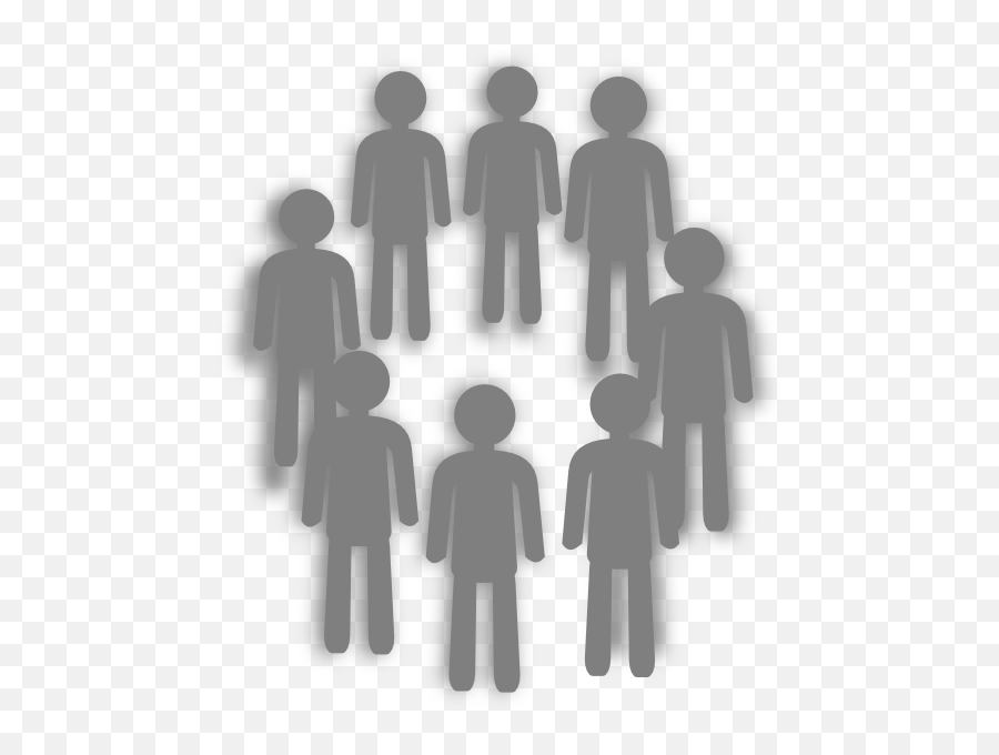 Download Grey Group - Grey People Clipart Png Image With No Clipart Population Png,People Clipart Transparent