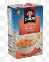 Dairy Quaker Oats Hot Cereals And - Peaches And Cream Oatmeal Png,Quakers Oats Logo