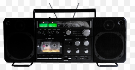 Sanyo M9998lu Boombox - Real Ghetto Blaster Meme png