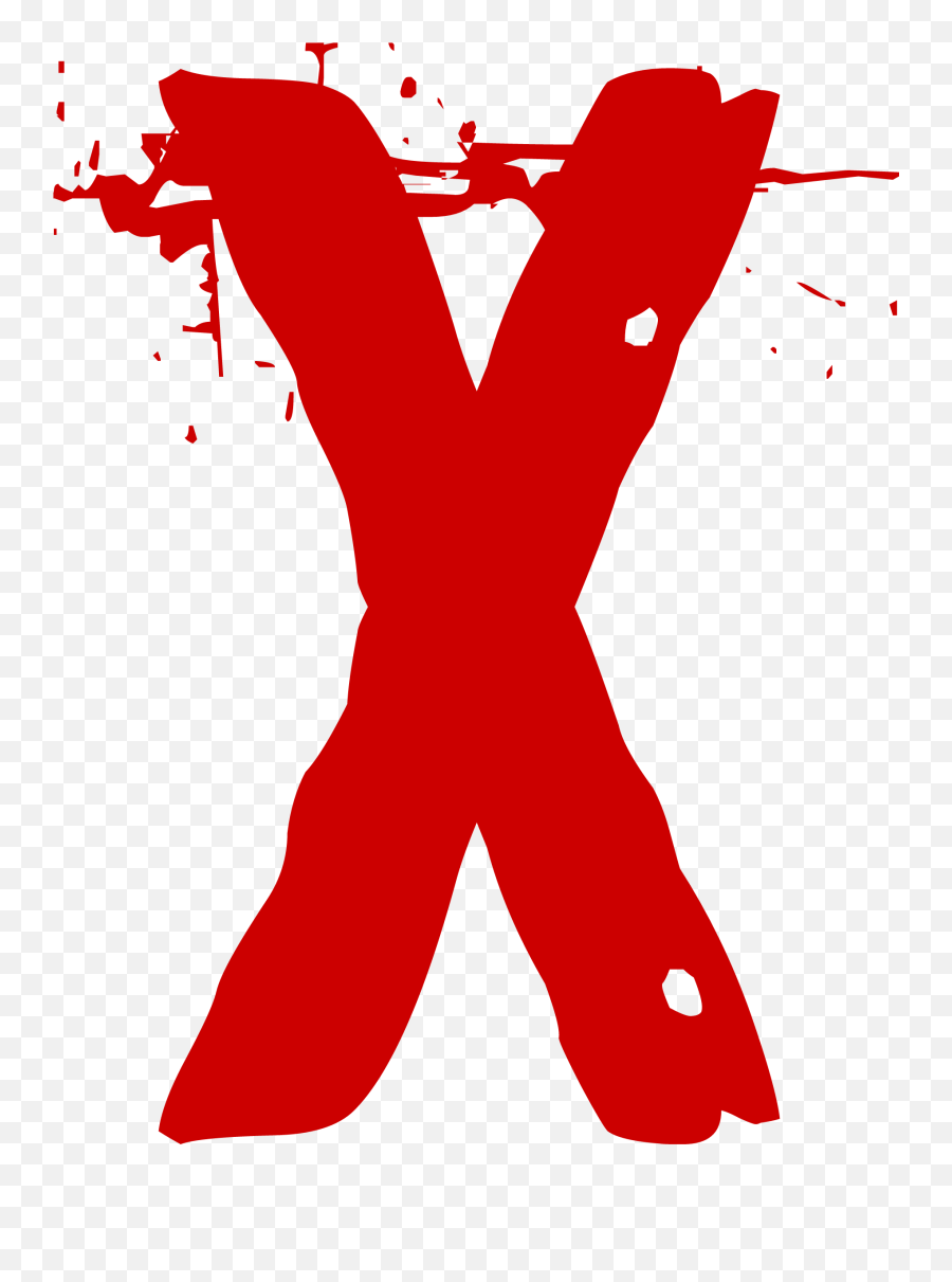 Red X Transparent - X Vermelho Png,Red X Transparent Background