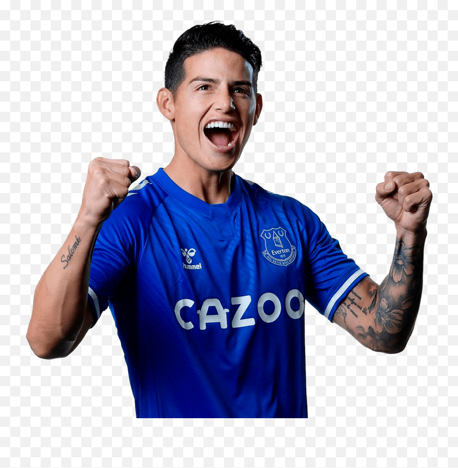 James Rodriguez Football Render - James Rodriguez Everton Jersey Png,James Rodriguez Png