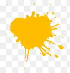 Splash - Transparent Yellow Png