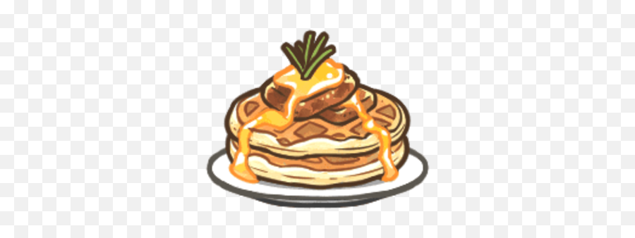 Chicken And Waffles - Chicken And Waffles Clipart Png,Waffles Png