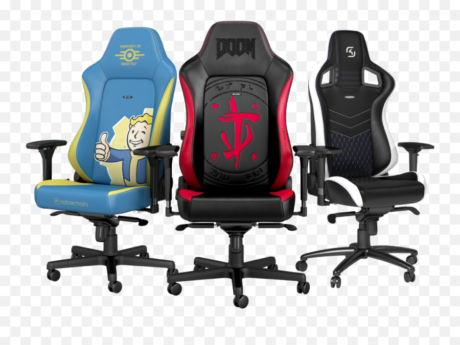 Noblechairs - The Gaming Chair Evolution Noblechairs Epic Series Gaming Chair Bk Bk Png,Skyrim Special Edition Icon