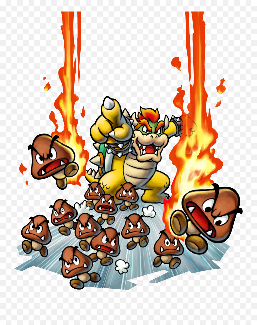 Graphics - Mfgg Mario Fan Games Galaxy Mario And Luigi Bowsers Inside Story Artwork Png,Spyro Icon