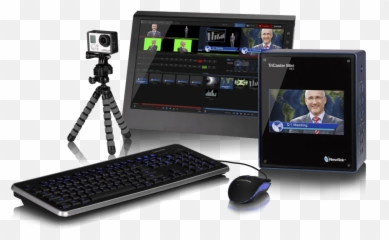 Streaming Your Church Services Live To Facebook And More - Newtek Tricaster Mini 4k png