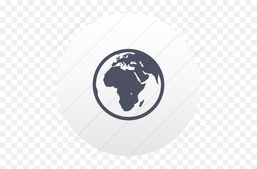 Iconsetc Flat Circle Blue Gray - Map Of The World Cutout Png,Flat Globe Icon