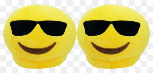 Emoji Slippers - Smiley Png,Sunglasses Emoji Transparent