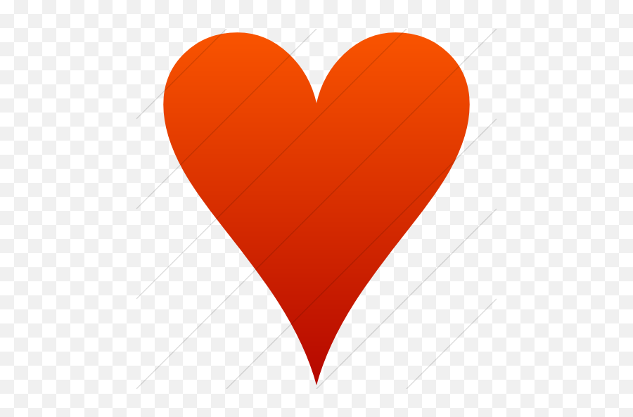 Iconsetc Simple Red Gradient Classica Black Heart Suit Icon - Transparent Background Instagram Heart Png,Suits Icon