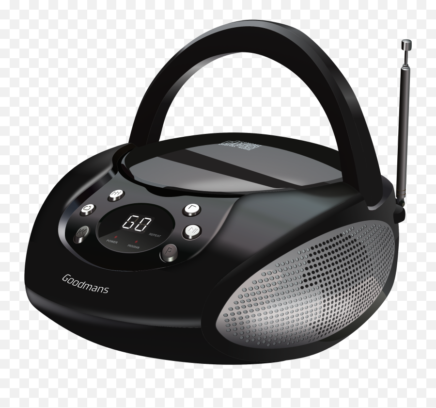 Gps06blk Cd Radio Boombox - Goodmans Boombox Png,Boom Box Png