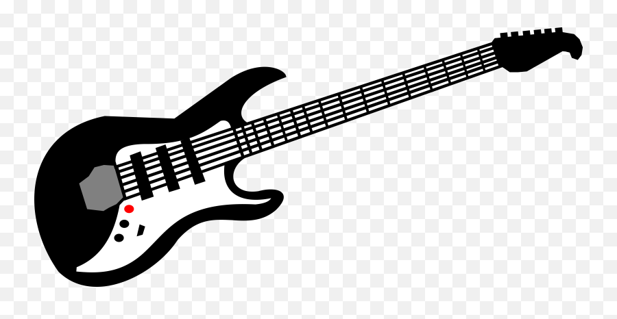 Library Of A Rock And Roll - Electric Guitar Clipart Png,Bass Guitar Png