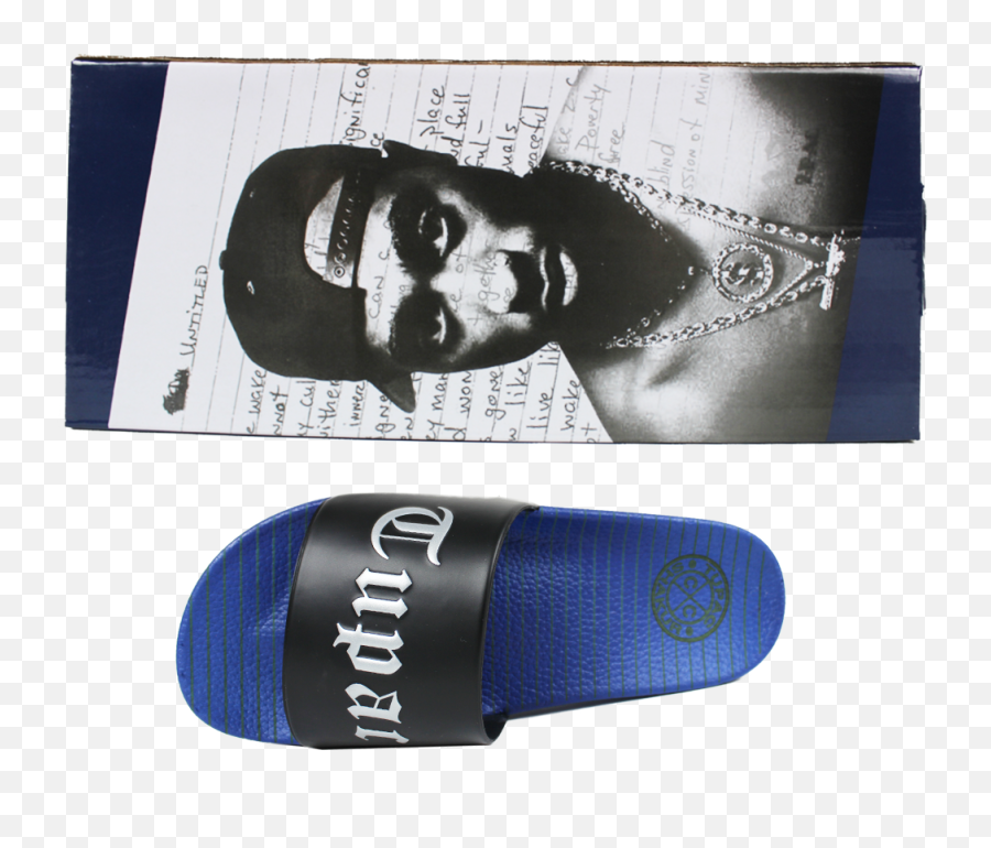 Cross Colours Tupac Metallic Slides - Art Png,Mals Icon