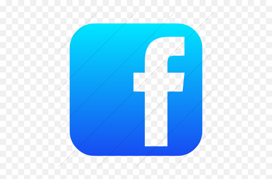 Simple Ios Blue Gradient Bootstrap Font - Icon Ios Facebook Png,Blue Square Icon